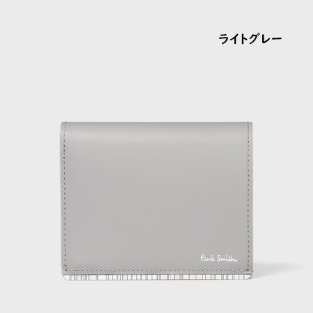ポールスミス Paul Smith 財布 折財布 メタルシャドーストライプミニ財布の画像