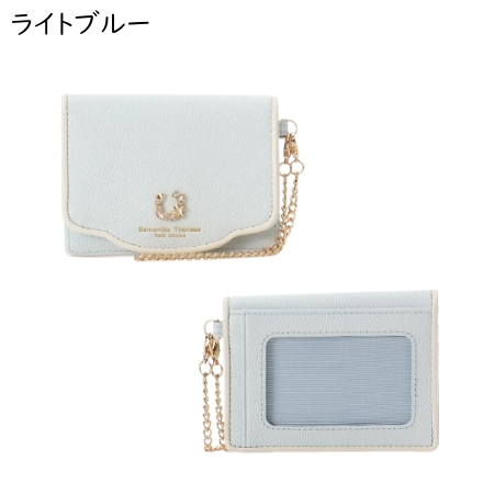 サマンサタバサプチチョイス Samantha Thavasa Petit Choice パスケース フープラインビジュー 馬蹄 定期 レディース_4