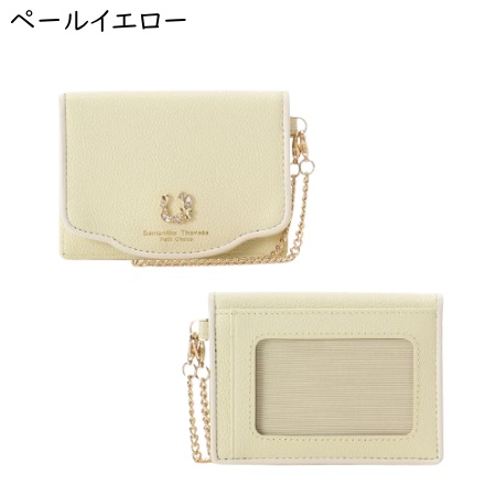 サマンサタバサプチチョイス Samantha Thavasa Petit Choice パスケース フープラインビジュー 馬蹄 定期 レディース_2