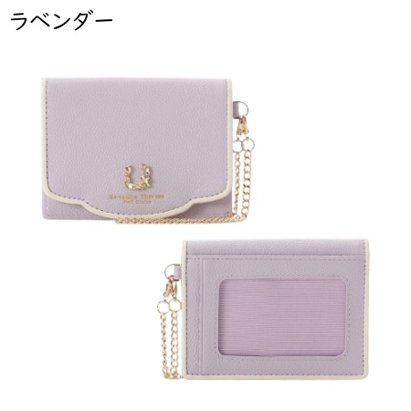 サマンサタバサプチチョイス Samantha Thavasa Petit Choice パスケース フープラインビジュー 馬蹄 定期 レディース_5
