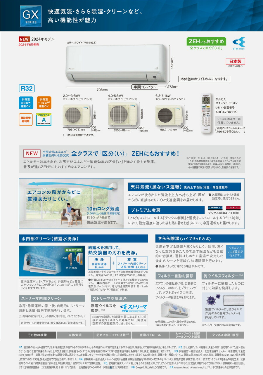 ダイキン（DAIKIN） ○ダイキン ルームエアコン【S284ATGS W】ホワイト