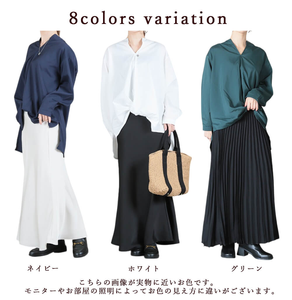 楽天市場】ボウタイブラウス きれいめ ブラウス 5色 S M L