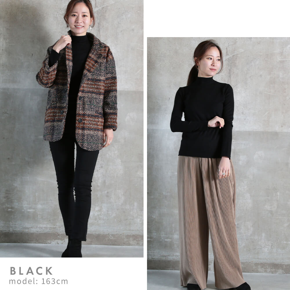 在庫限り 洗える ニット 切りっぱなし タートルネック ハイネック