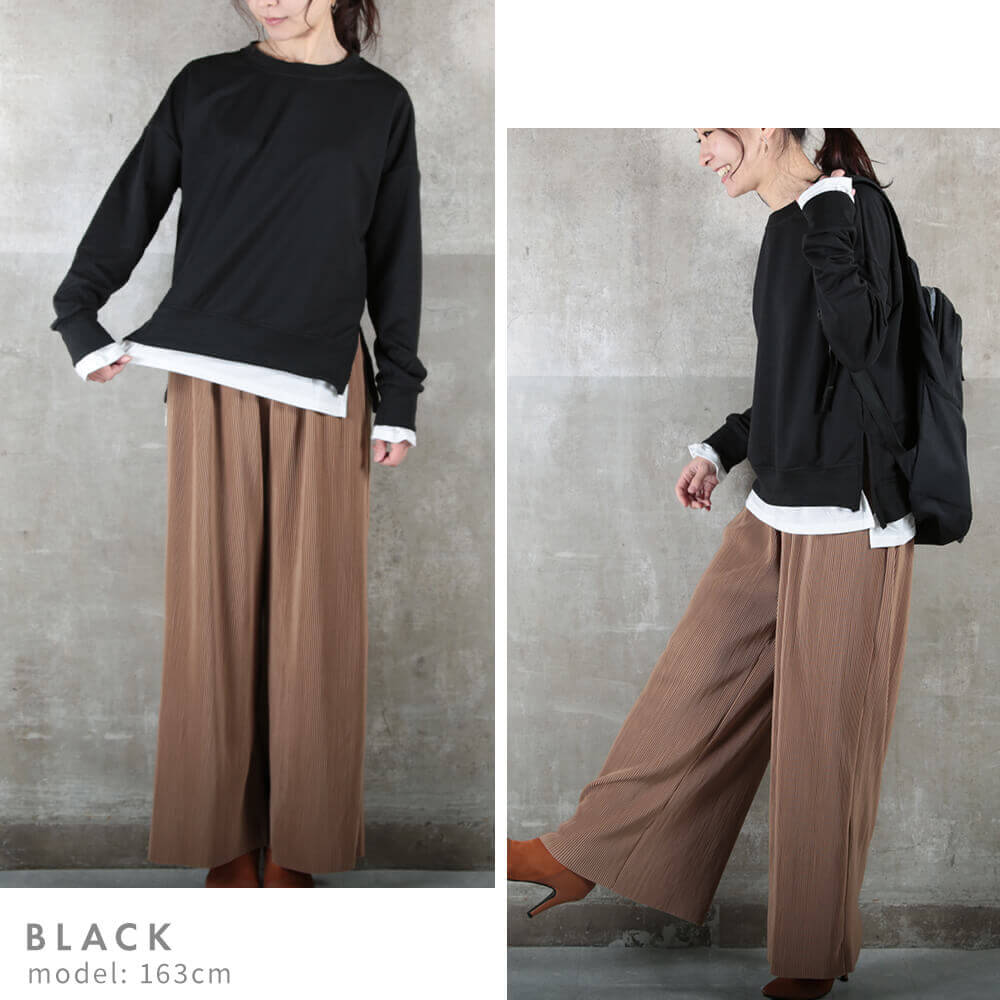 Standalone レイヤード 長袖 Tシャツ トレーナー Standalone レイヤード 長袖 Tシャツ トレーナー