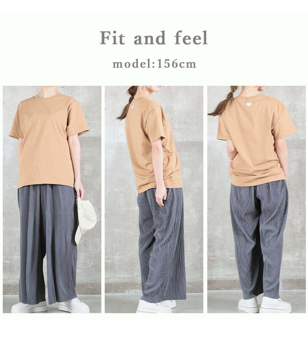CRストア きなこ デルボー 半袖 Tシャツ Lサイズ 未着用品 marai Tシャツ レディース 半袖 M L トップス 丸首 カットソー