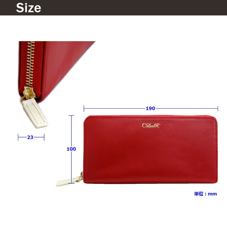 長財布 革 本革 大容量 メンズ レディース ラウンドファスナー 小銭入れあり 牛革 マルチカラー おしゃれ ラッピング ギフト 母の日 父の日 | CLuaR | 10