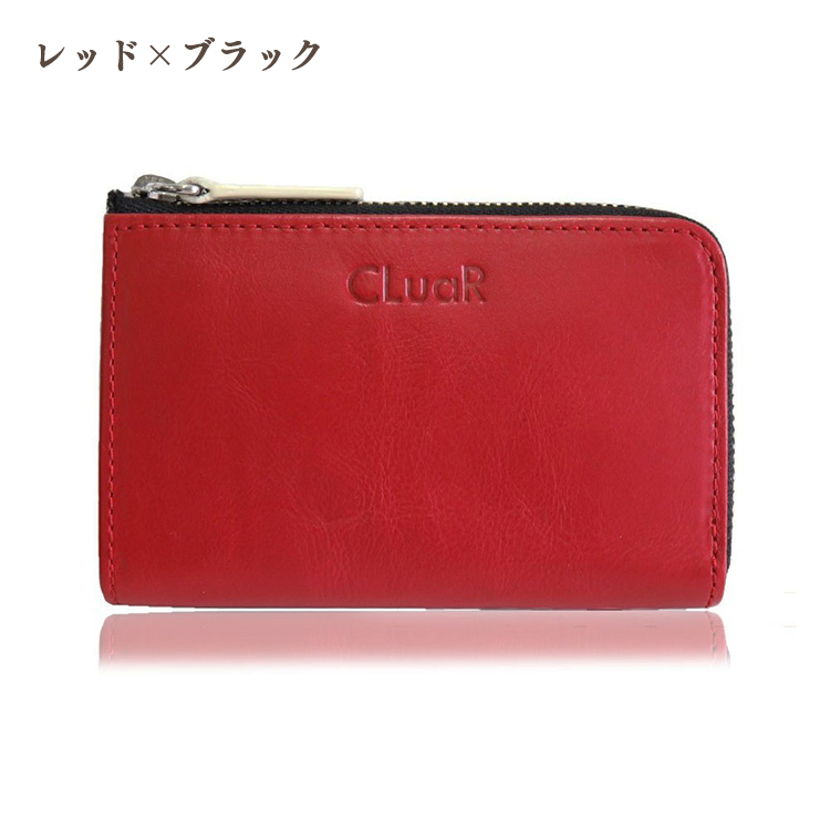 コンパクトウォレット 小銭入れ コインケース カード入る L字ファスナー 小型財布 マルチ ビジネス カジュアル 革 レザー メンズ レディース | CLuaR | 03