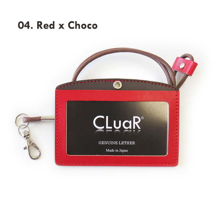 CLuaR 名入れ可 IDカードケース 横型 本革 日本製 IDカード