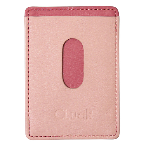 名入れ可 スマホ用カードポケット 本革 レザー 粘着カードホルダー カード収納 スマートカードケース バイカラー メンズ レディース ギフト | CLuaR | 04