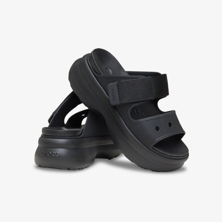 大人気！完売品crocs 黒 ダブルバックル サンダル crocs（クロックス） サンダル メンズ 《Ws》 Soho Two Strap Sandal