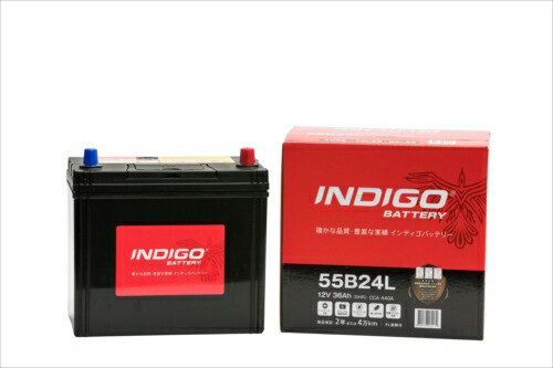 新品 【ＩＮＤＩＧＯ】インディゴバッテリー　国産車用　ＣＭＦ　５５Ｂ２４Ｌ INDIGO インディゴバッテリー 国産車用 CMF 55B24L 【55B24L】スズキ