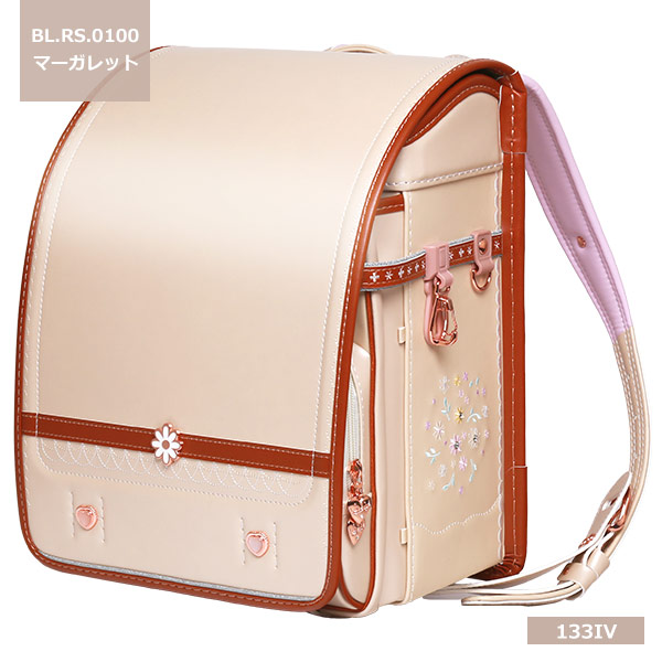 0100[Coulomb] クーロンランドセル女の子 最新ひなぎくモデル ツヤあり