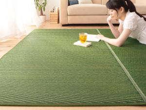 自然素材ラグ 30タイプから選べる国産ふっくらい草ラグ 140×200cm 絨毯 カーペット インテリア マット フロア 床飾り おしゃれ 高級 北欧