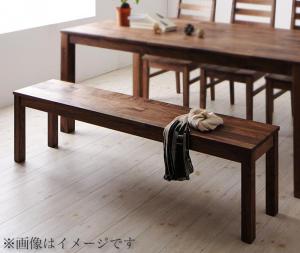 ベンチ ダイニング 総無垢材ワイドダイニングシリーズ ベンチ単品 ウォールナット 2P