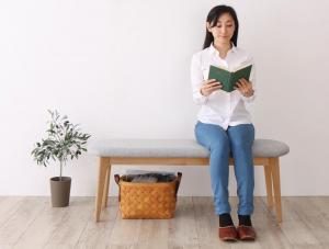 ベンチ 北欧スタイル ダイニング ベンチ単品 ナチュラル 2P 組立設置付 ベンチ ダイニングベンチ チェア 椅子 家具 インテリア 北欧風 シンプル