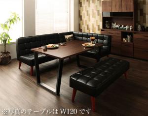 ダイニングセット ソファ ダイニング セット ヴィンテージ ソファダイニング 4人 合皮 4点セット(テーブル+ソファ1脚+アームソファ1脚+ベンチ1