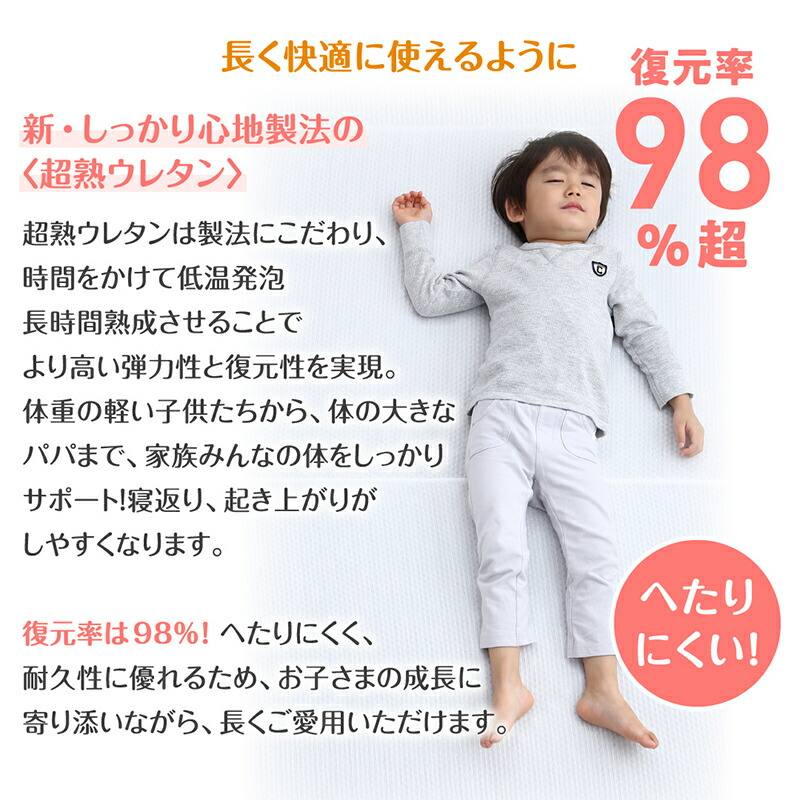 ファミリーマットレス敷き布団 ワイドK280  厚さ12cm | 家族向け ファミリー向け マットレス 敷布団 ワイドキングサイズ |  | 13