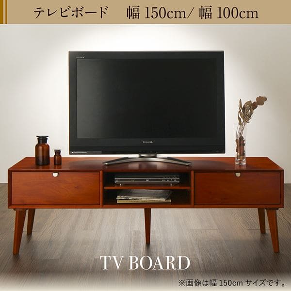 サイドテーブル W40｜ナイトテーブル ソファーサイド ベッドサイドテーブル 寝室 引き出し収納付き 木製 天然木 マホガニー材 北欧 ヴィンテージ風_5