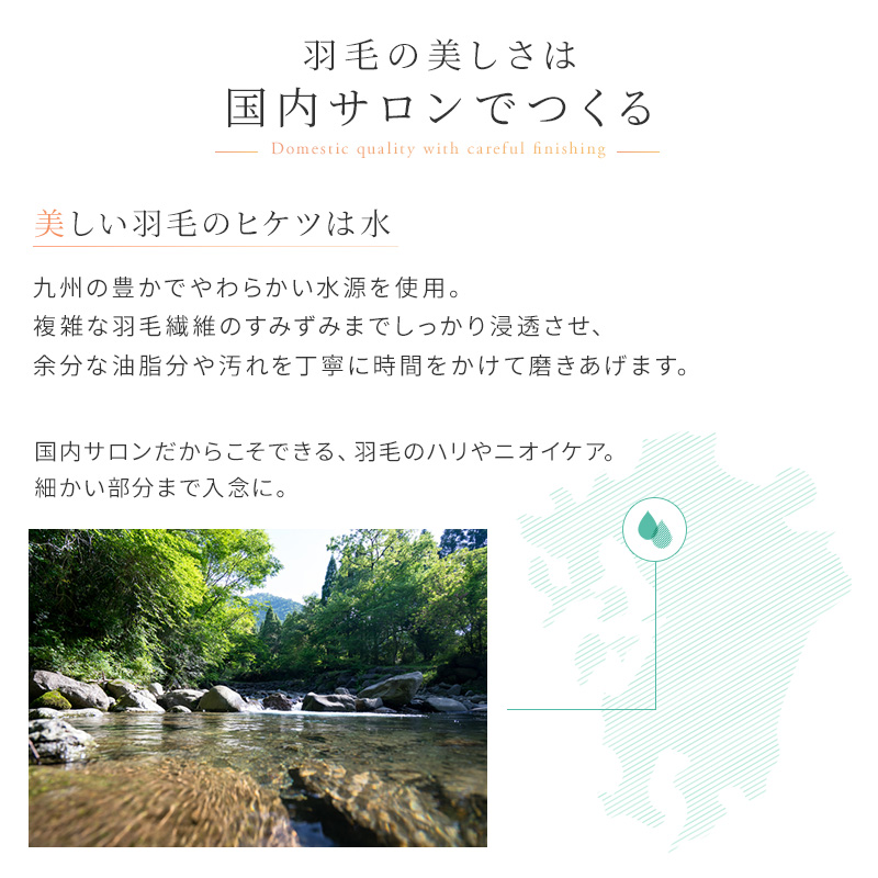 羽毛布団 ダブル 羽毛 布団 日本製 防ダニ 国産 国内洗浄 軽い 暖かい 清潔 掛布団 SEK 羽毛布団袋 抗菌防臭 ダブル軽い 550fp 掛け布団 羽毛ふとんダブル｜co-chi｜05