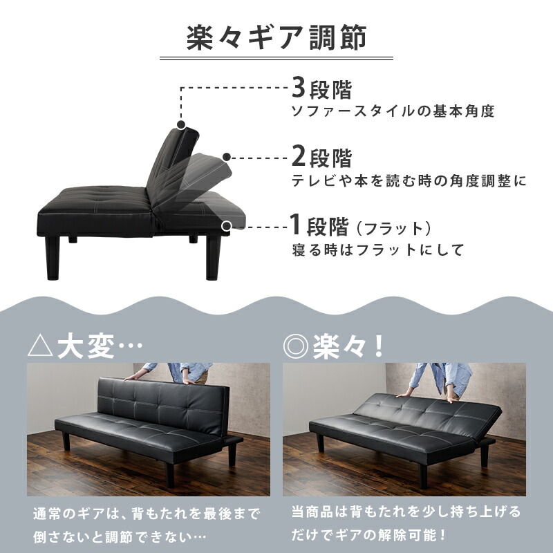 ソファーベッド-ロマン ソファーベッド ロマン ベッド ソファ 多機能 リクライニング コンパクト ファブリック 布製 モダン シンプル おしゃれ 快
