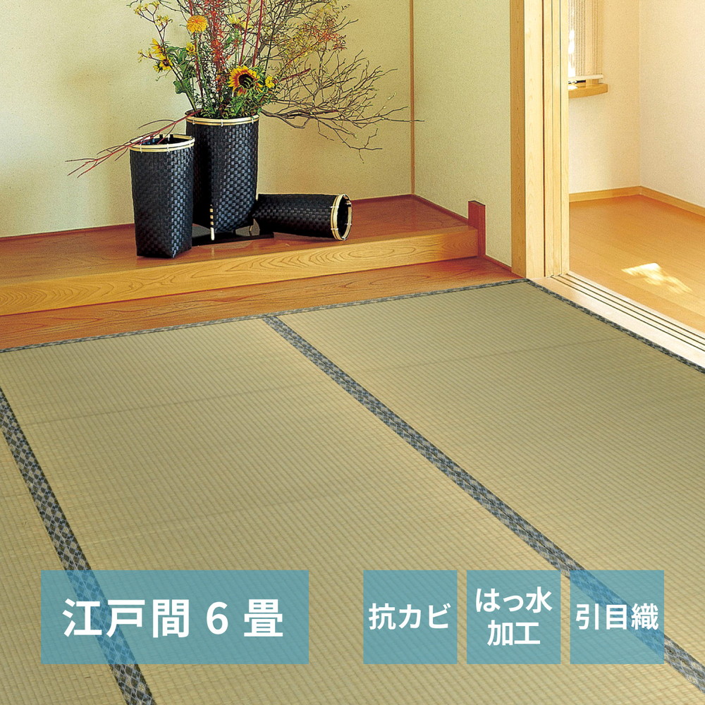 い草カーペット 白馬はくば 江戸間 6畳 261×352 通販 人気 おすすめ 比較 口コミ 評判 価格 最安値 インテリア 畳 い草 マット ラグ