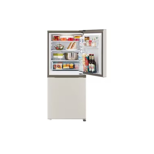全国設置無料 アクア 冷蔵庫 AQR-17A | AQUA 170L 右開き 2ドア 幅53.0cm 大容量冷凍室 耐熱トップテーブル 静音設計 AQの画像