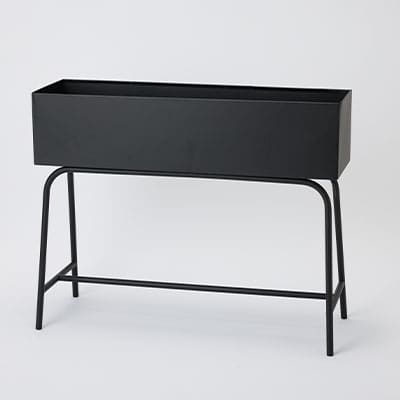 園芸 インテリア ポット プラントボックス stand ボックスタイプ 花 観葉植物用 底穴なし パウダーコートスチール製 組み立て式 プランタース_1