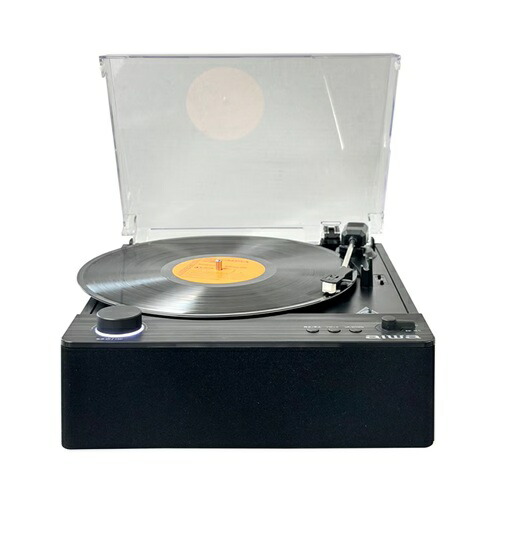 アイワ レコードプレーヤー GAA4-FRT0001 | aiwa レコード スピーカー一体型 フルオートプレイ機能搭載 LP EP Bluetoot