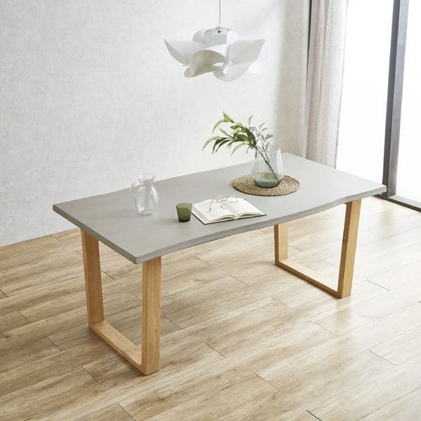 オークテーブル ダイニングテーブル 160cm 180cm 木製 ダイニングテーブル おしゃれ テーブル 天然木 食卓テーブル オーク ダイニング 単_1