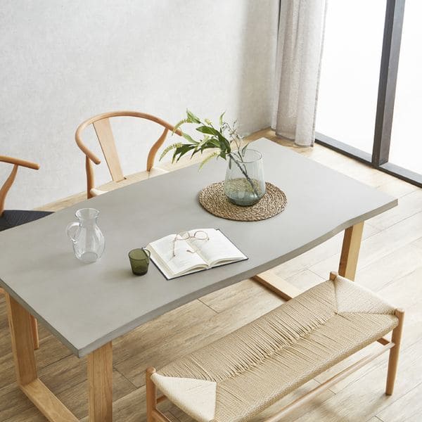 オークテーブル ダイニングテーブル 160cm 180cm 木製 ダイニングテーブル おしゃれ テーブル 天然木 食卓テーブル オーク ダイニング 単_3