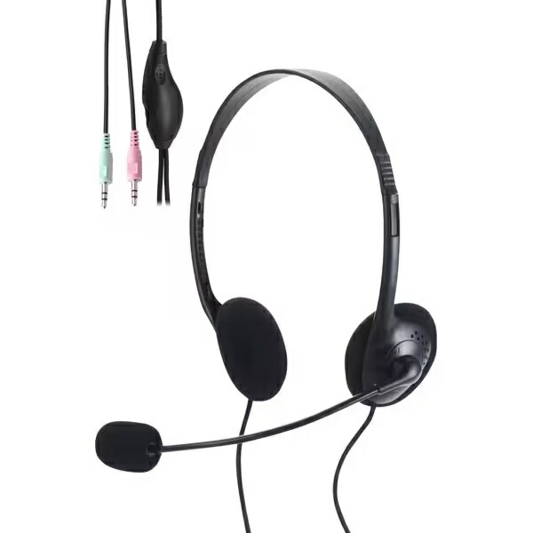 �G���R�� �w�b�h�Z�b�g HS-HP14S | ELECOM �L���w�b�h�Z�b�g 3.5mm 3��×2�ڑ� �X�e���I �I�[�o�[�w�b�h �y�� ���^ �~���[�g