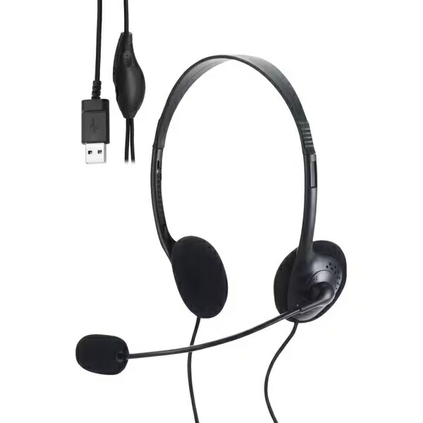 �G���R�� �w�b�h�Z�b�g HS-HP14SU | ELECOM �L���w�b�h�Z�b�g USB �ڑ� �X�e���I �I�[�o�[�w�b�h �y�� ���^ �~���[�g�@�\ �u��