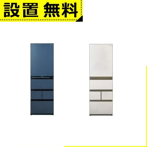 �S���ݒu���� �n�C�A�[�� �①�� JR-LX45A | Haier 450L �E�J�� 5�h�A 59.5cm �N�x�L�[�v�Ⓚ �^�񒆖�؎� 2�̃`���h