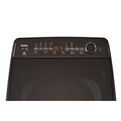 全国設置無料 ハイアール 洗濯機 JW-GD140A | Haier 全自動洗濯機 上開き 洗濯14kg スチールグレー JWGD140AHの画像