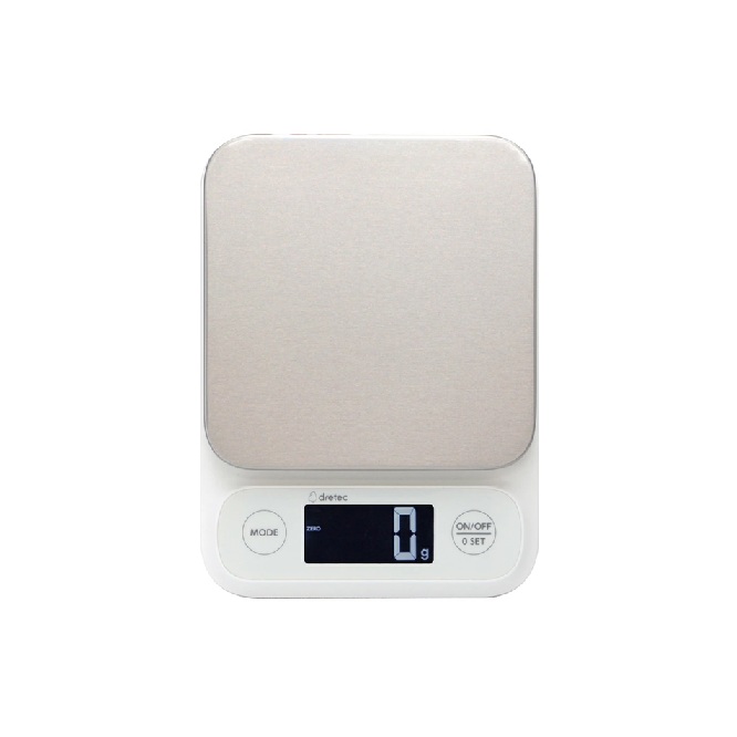 ドリテック キッチンスケール KS-516 | DRETEC ホワイト dretec デジタルスケール テリージュ 5kg 1g