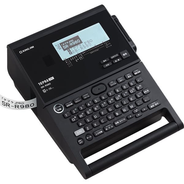 �L���O�W�� ���x�����C�^�[ SR-R980 | SRR980 ���x���쐬 �e�v���v�� �ő�󎚉\��30.5mm �f�U�C�����x���쐬