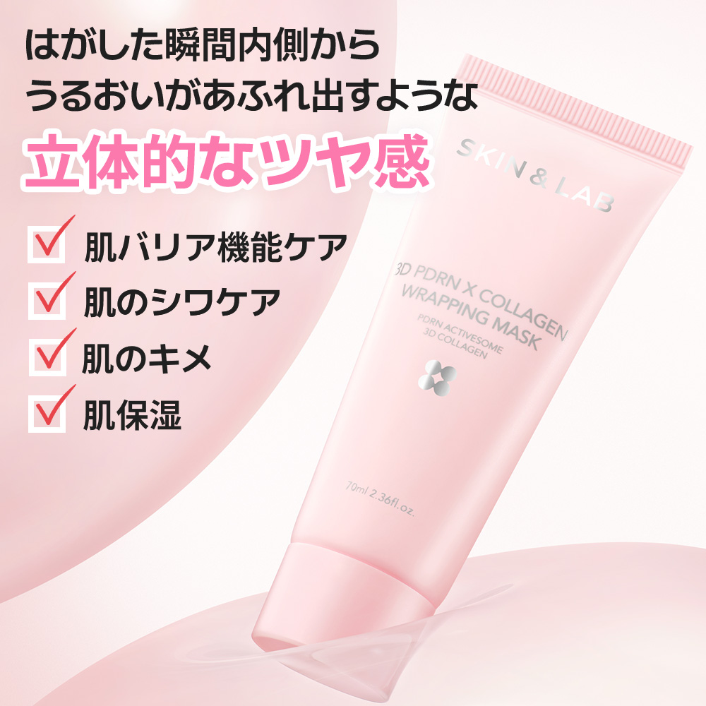 SKIN&LAB 15％OFFcp有 美容成分 フル密封SET 3D PDRN X コラーゲン