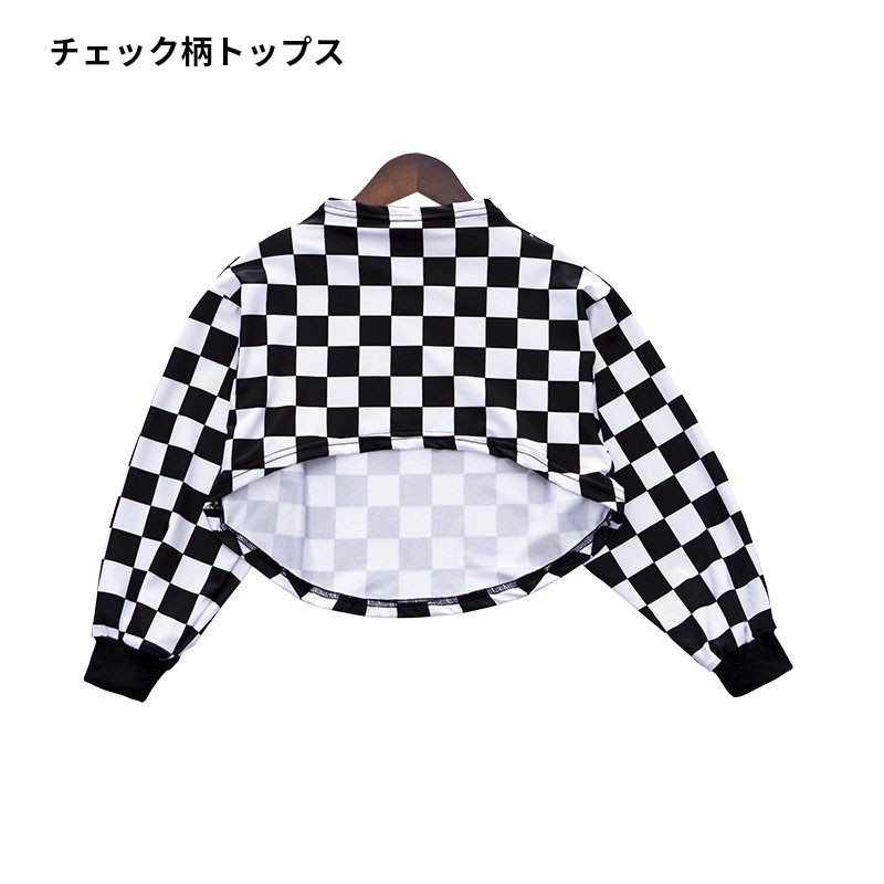 チェック柄 シャツ ダンストップ 長袖 ジャズダンス衣装 トップス キッズ ダンス衣装 ヒップホップ 子供 体操服 練習着 演出服 オシャレ オレンジ 白 黒 19xh99 コーティーヤ 通販 Yahoo ショッピング