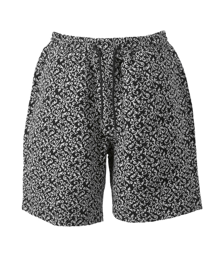 coca ハーフパンツ メンズ ショートパンツ ショーツ 唐草模様