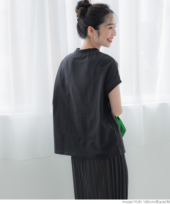 coca Tシャツ レディース モックネック 半袖 COTTON from the US