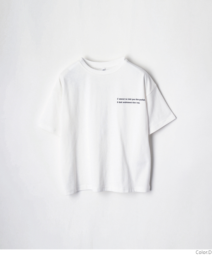 セール☆890円→550円 キッズ 100-140 Tシャツ プリント カレッジ ロゴ