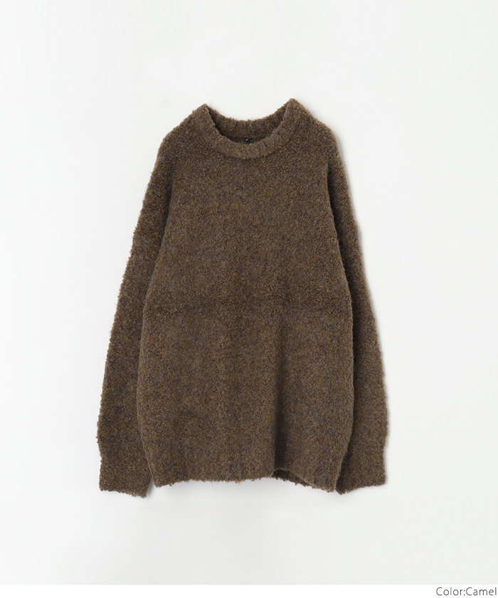 セール☆2990円→990円 ニット メンズ ブークレ シャギー ループヤーン 