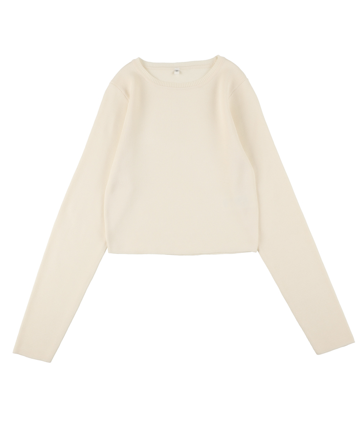 クロップドニットトップス レディース GC メール便不可 24aw