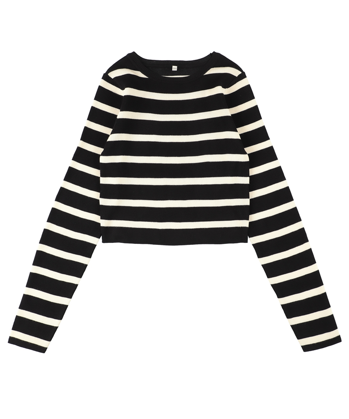 クロップドニットトップス レディース GC メール便不可 24aw