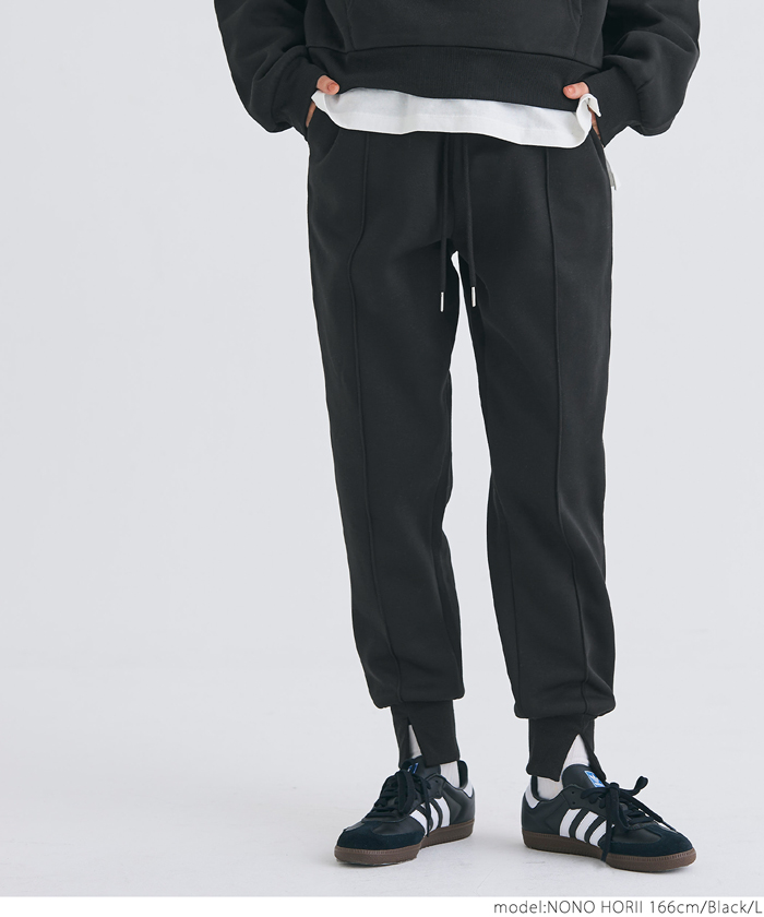 coca 裏起毛 ピンタックジョガーパンツ レディース メール便不可 24aw 