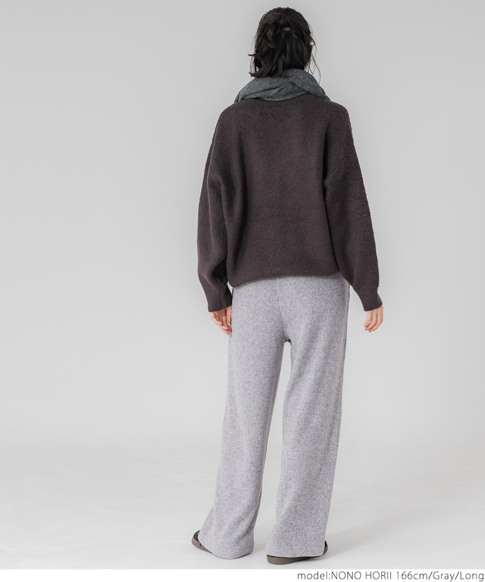 coca 起毛リブイージーパンツ レディース メール便不可 24aw coca 起毛リブイージーパンツ レディース メール便不可 24aw