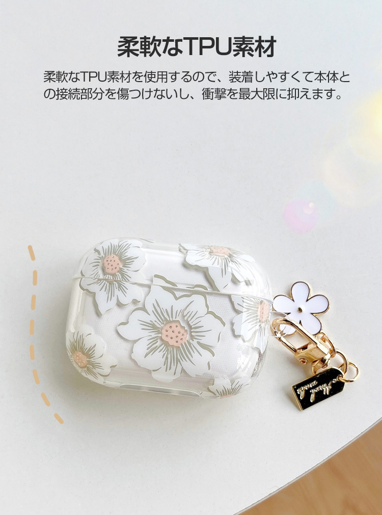 Apple Apple Airpods4 第4世代 2024モデル ケース カバー TPU素材 CASE