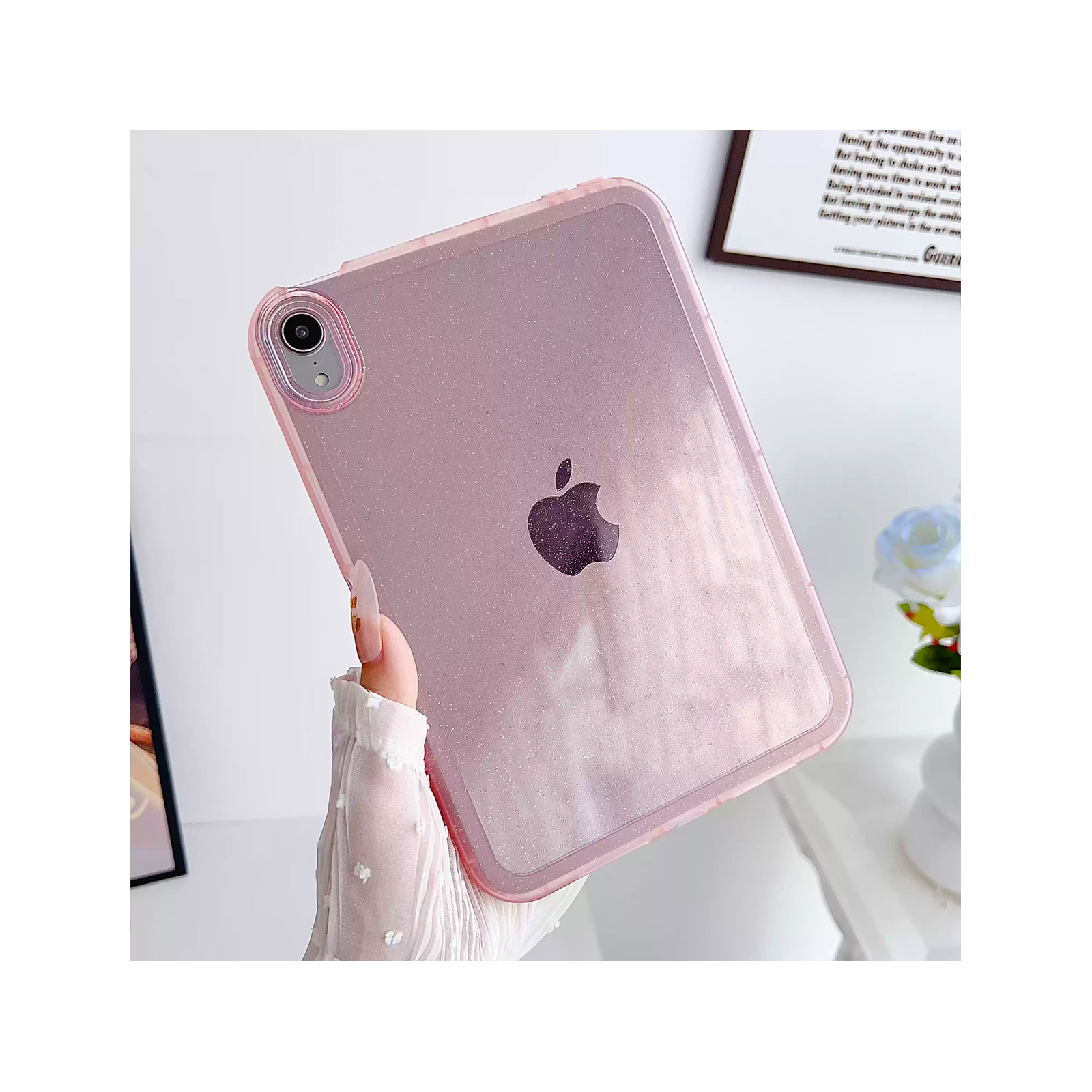 iPad Apple mini 7 ケース 耐衝撃 カバー 2024モデル 半透明 TPU