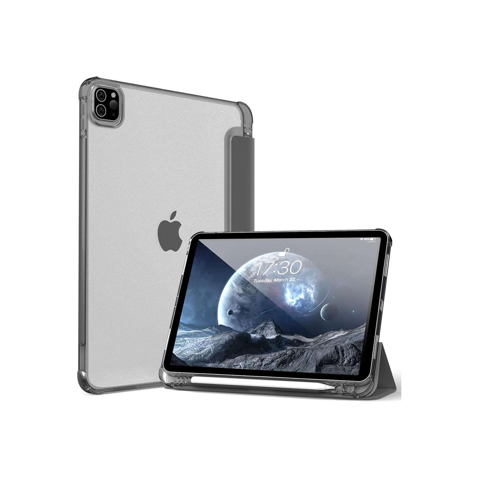 アップル Apple iPad Pro 11インチ 第5世代 2024モデル ケース カバー 薄型 オートスリープ 手帳型カバー Pencil収納機能 ペンシル収納 スタンド機能｜coco-fit2018｜02