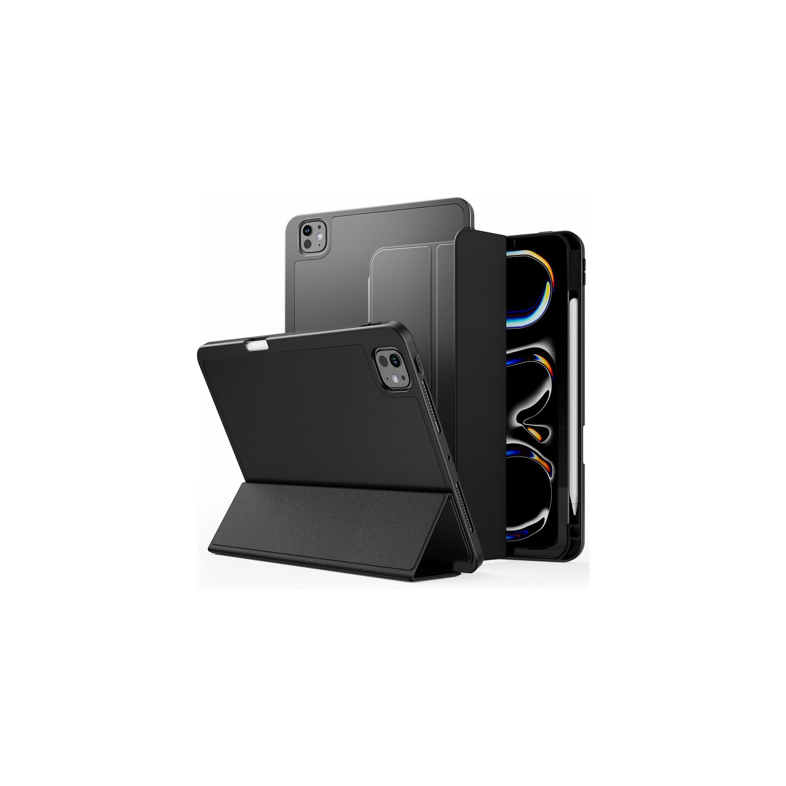 iPad Apple Pro 11インチ 2025年秋モデル ケース 耐衝撃 カバー TPU&PU